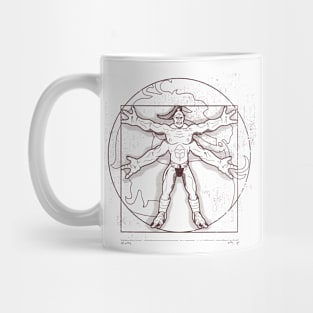 Vitruvian Kombat Mug